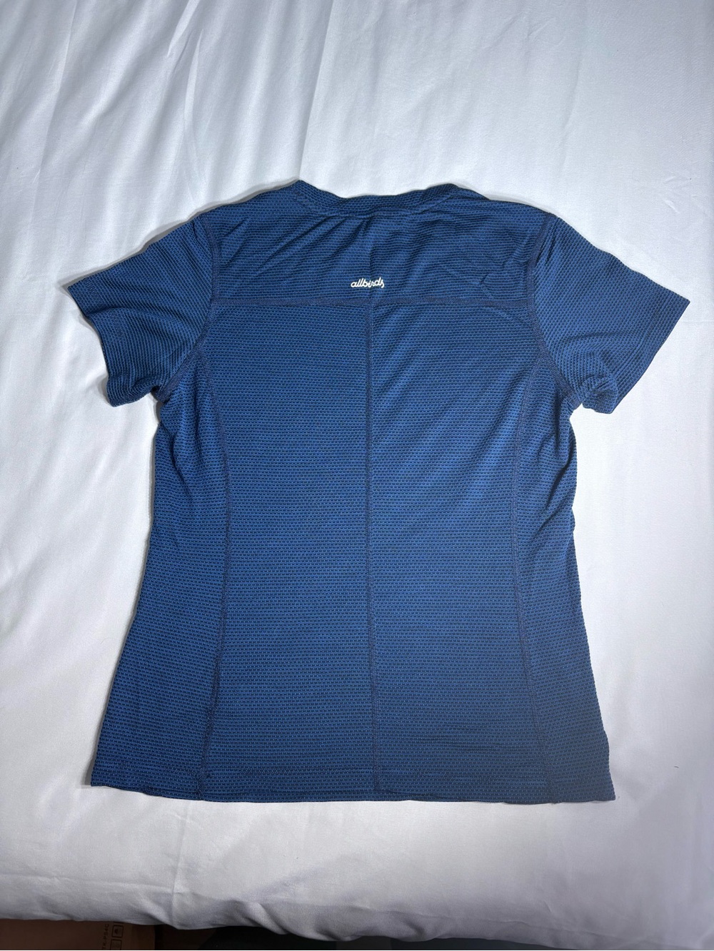 allbirds Blue Short Sleeve Crew Neck Performance Tee - Picture 2 of 9